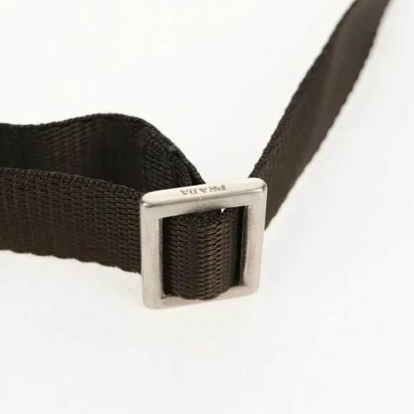 PRADA Shoulder Bag Nylon Red Silver - Picture 11 of 16